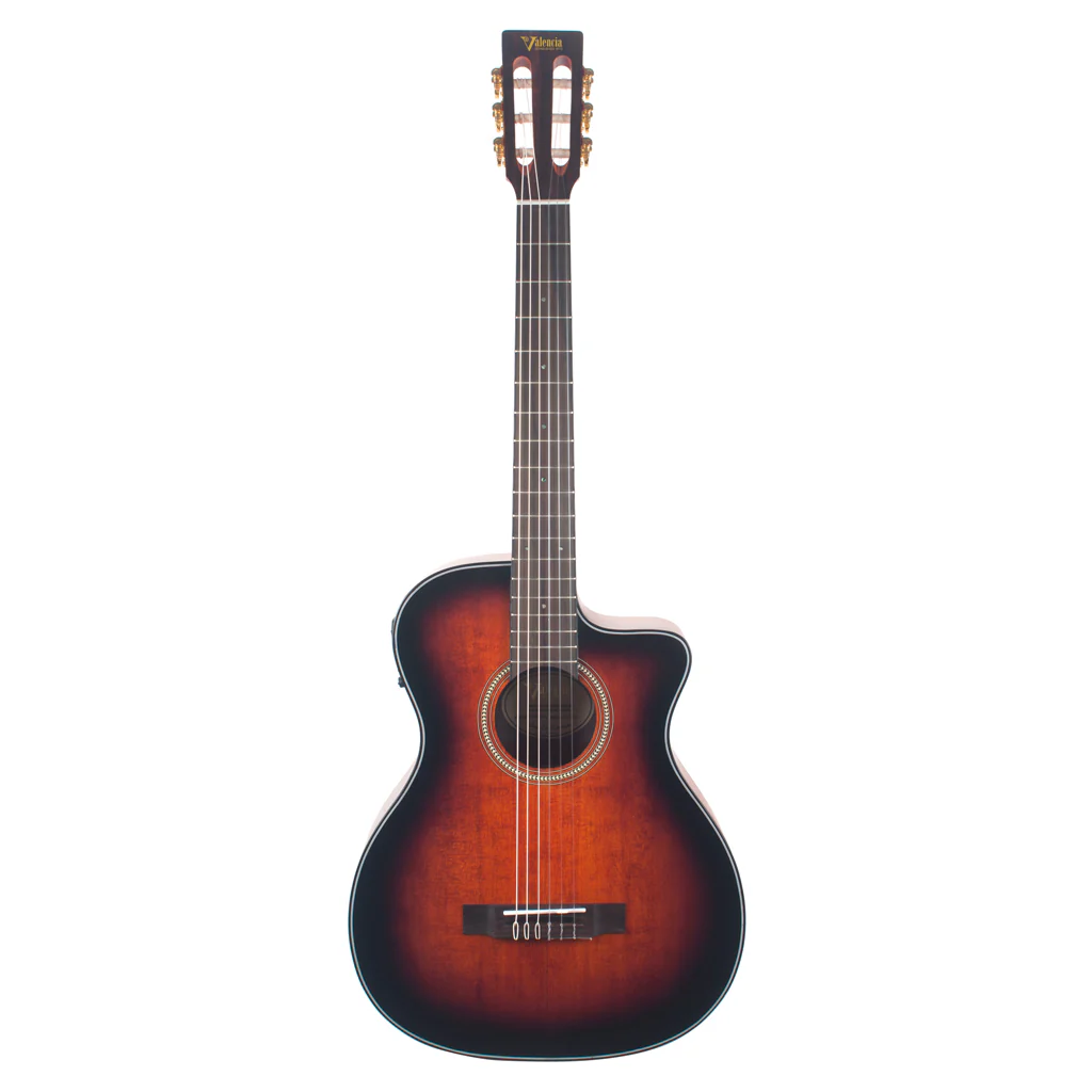Valencia 430 Series Classical Guitar - Sunburst - Image 2