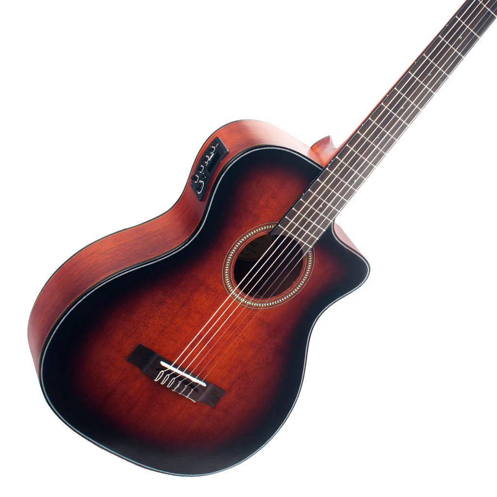 Valencia 430 Series Classical Guitar - Sunburst - Image 4
