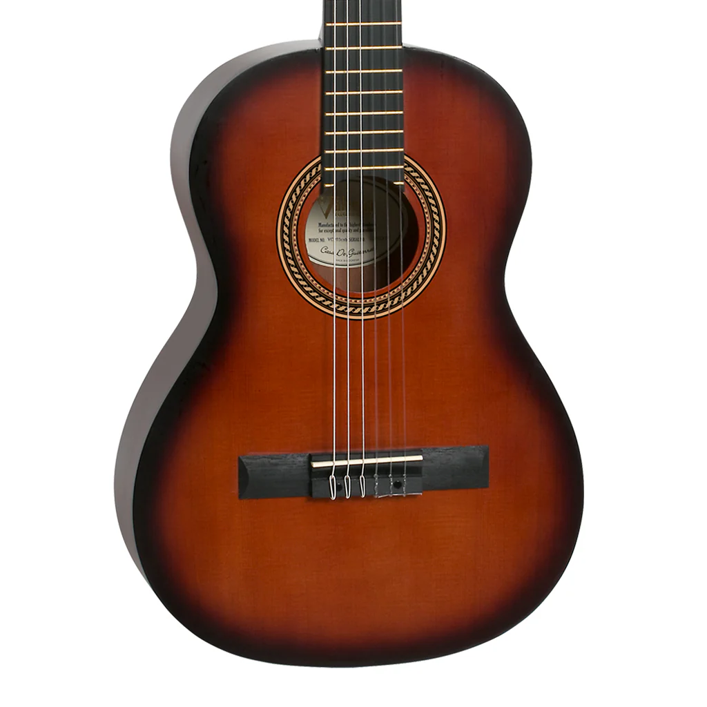 Valencia VC203 - 3/4 Classical Guitar - Classic Sunburst