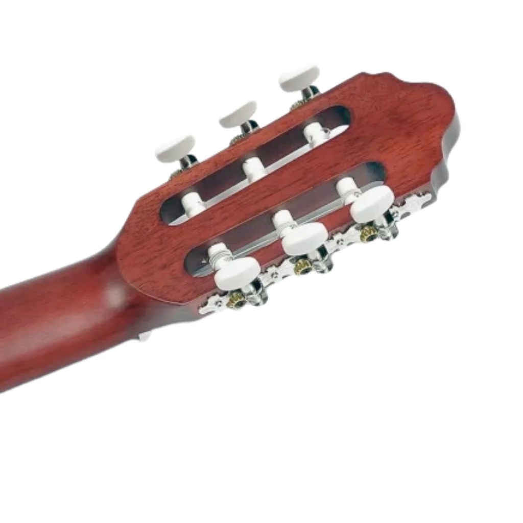 Valencia VC203 - 3/4 Classical Guitar - Satin Transparent Wine Red - Image 5