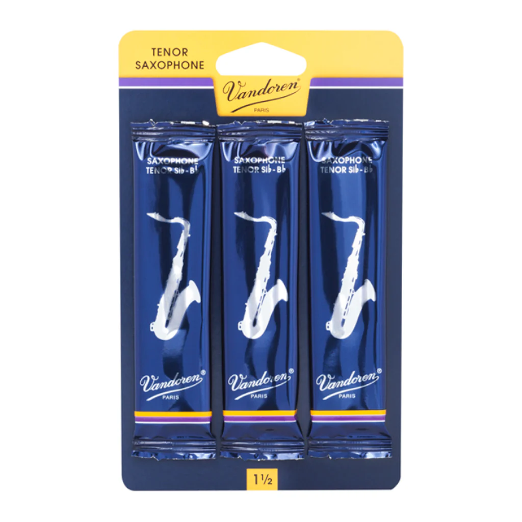 Vandoren Traditional Tenor Sax Reeds - Size 2.5 - 3 pack