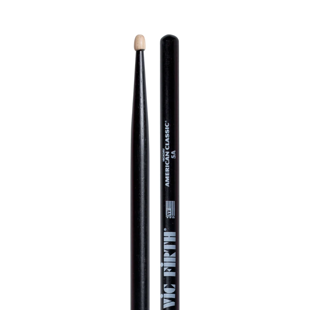 Vic Firth American Classic Wood Tip 5A in Black Finish