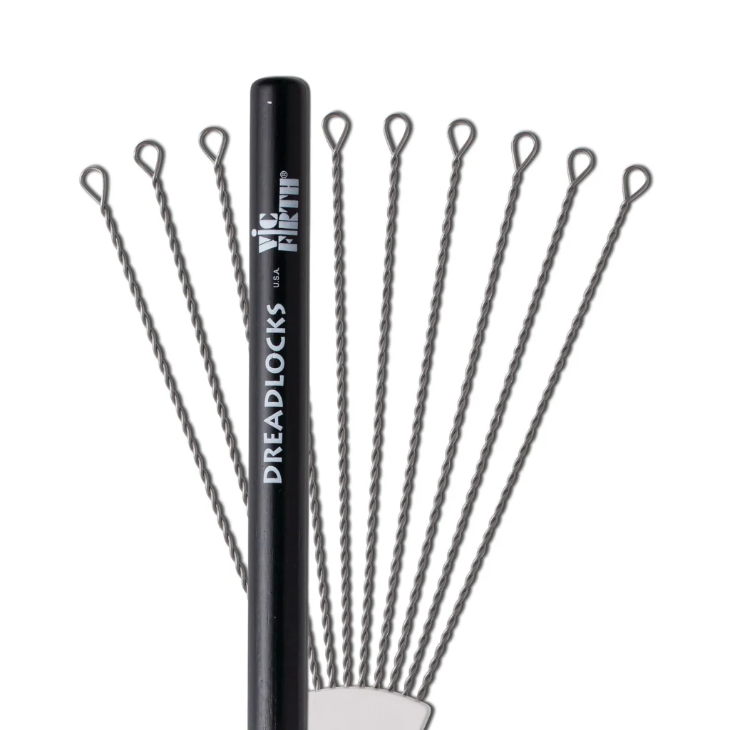 Vic Firth Dreadlocks Braided Steel Brushes - Image 2