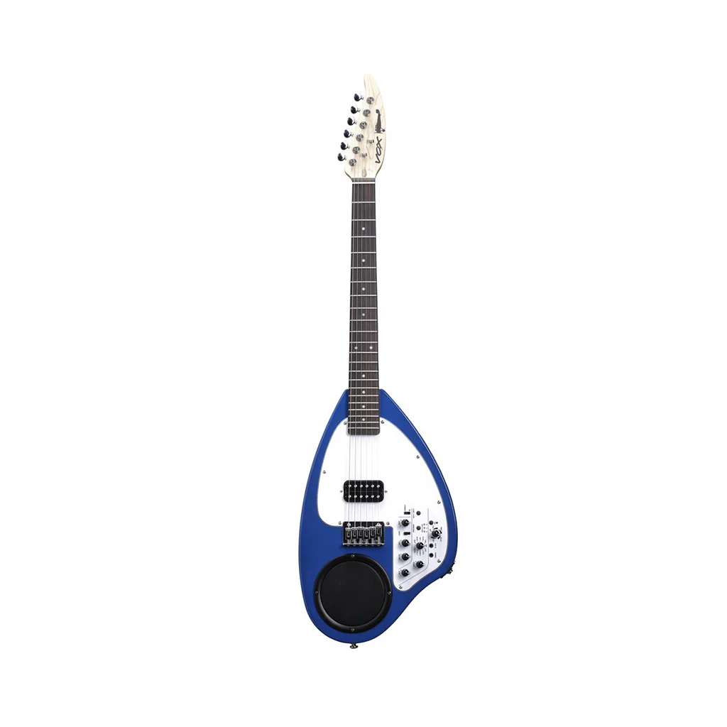 Vox APC-1 Travel Guitar w/Built-In Speaker Effects & Rhythm - Blue - Image 2