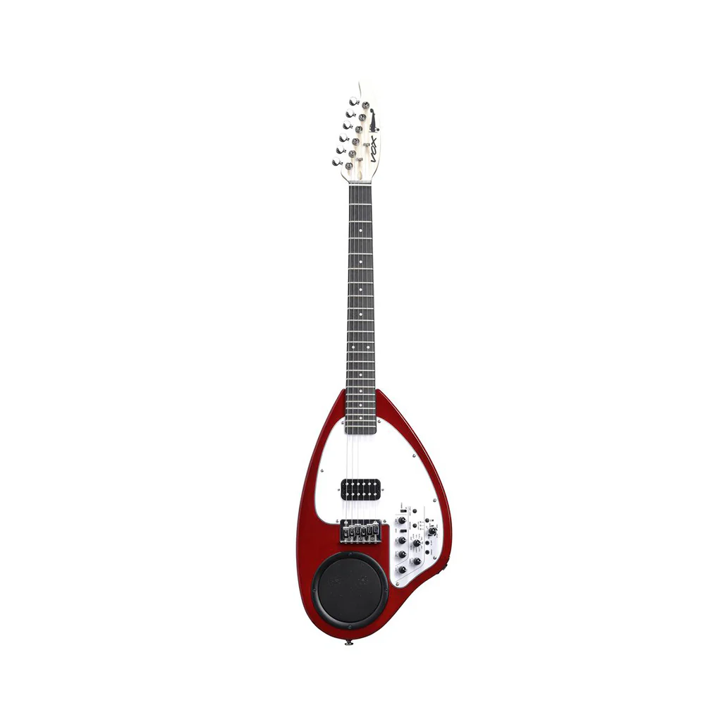 Vox APC-1 Travel Guitar w/Built-In Speaker Effects & Rhythm - Red - Image 2