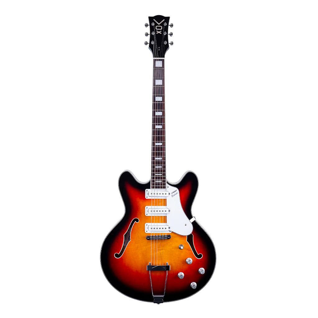 Vox - Bobcat S66 Semi Hollow Electric - Sunburst - Image 2