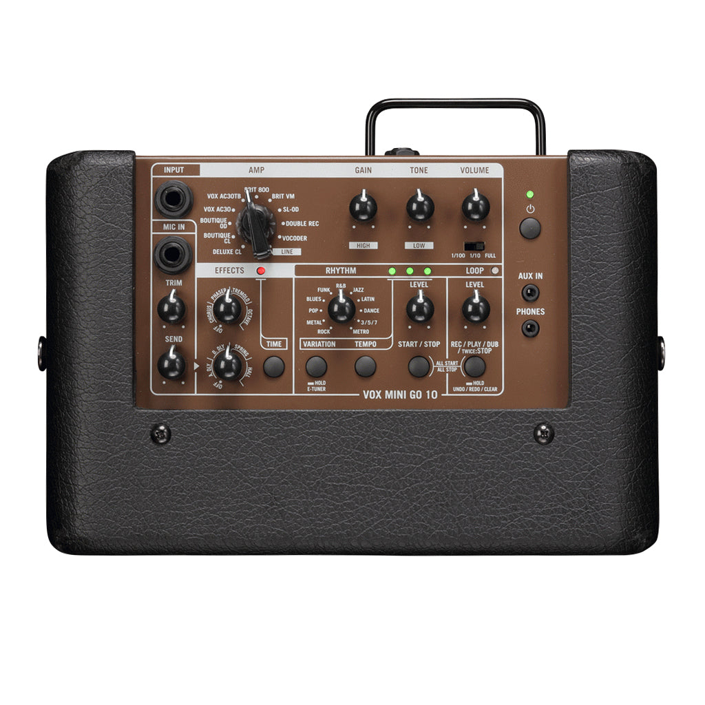 Vox Mini Go 10 Watt Portable Amplifier in Brown - Image 2