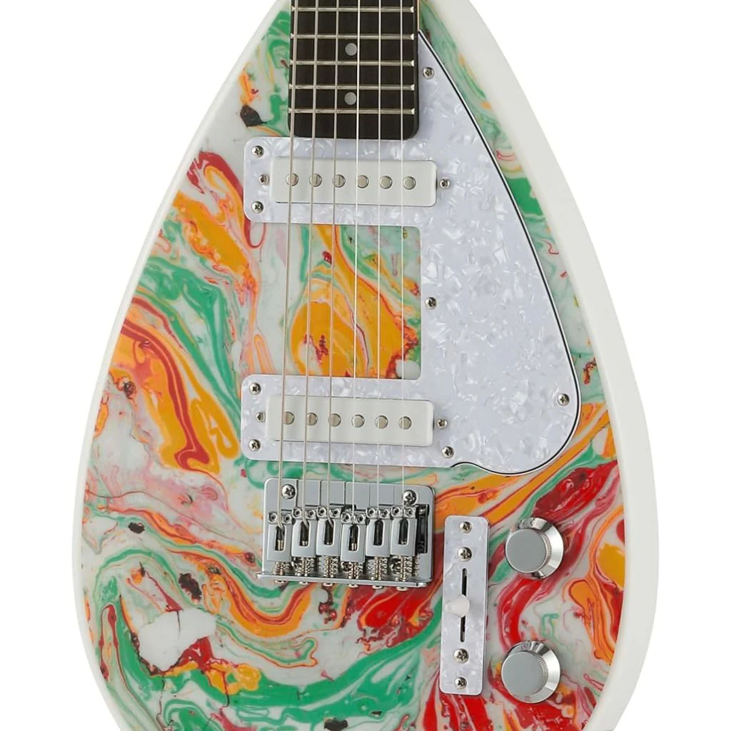 Vox MK3-MINI-MB Teardrop Guitar - Marble - Image 7
