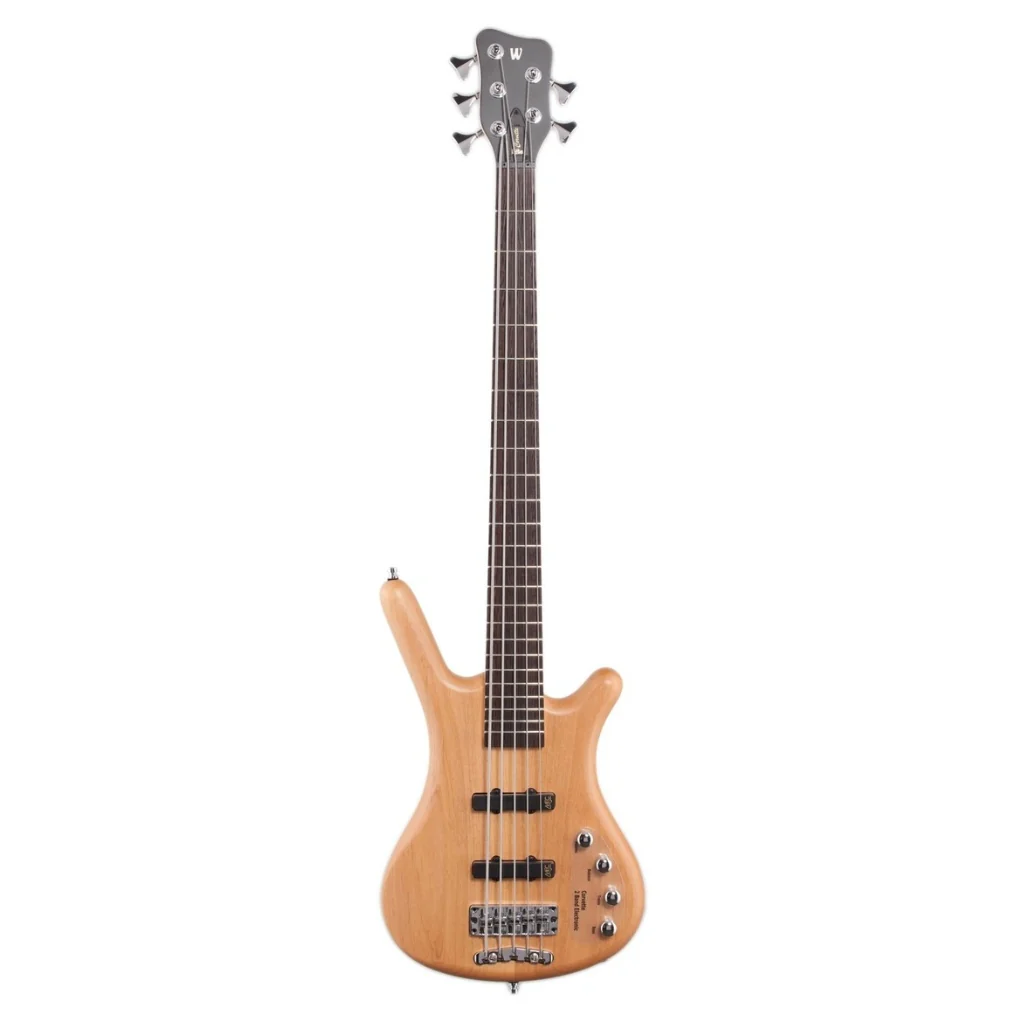 Warwick RockBass Corvette Basic 5-string Bass Guitar - Natural Transparent Satin - Image 3