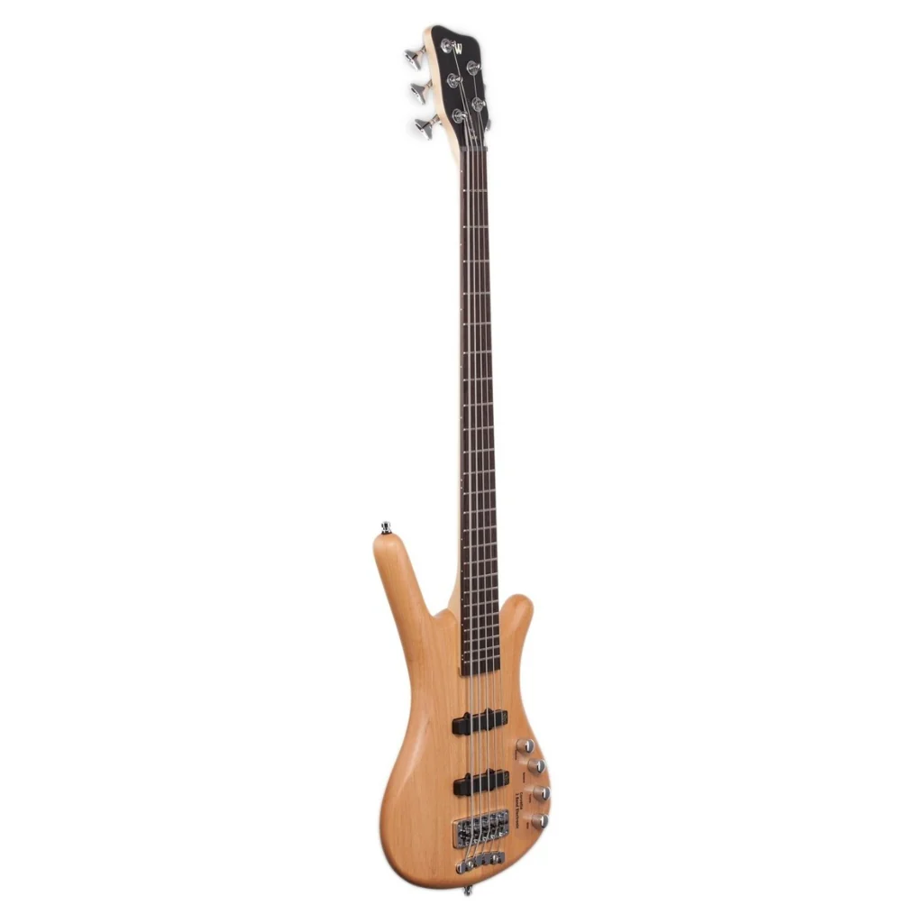 Warwick RockBass Corvette Basic 5-string Bass Guitar - Natural Transparent Satin - Image 5