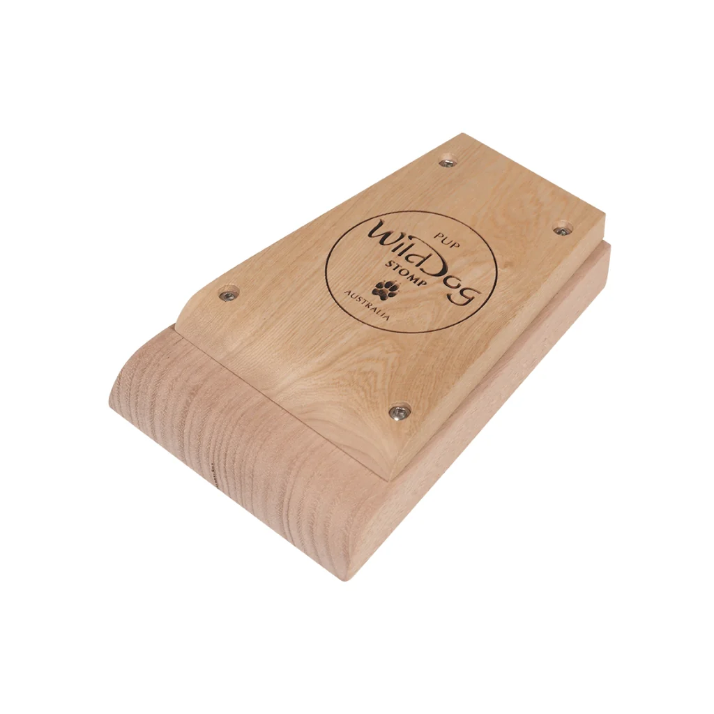 Wild Dog PUP Compact Stomp Box - Tasmanian Oak & QLD Jacaranda - Image 2