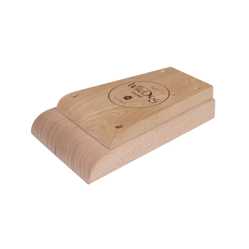 Wild Dog PUP Compact Stomp Box - Tasmanian Oak & QLD Jacaranda - Image 3