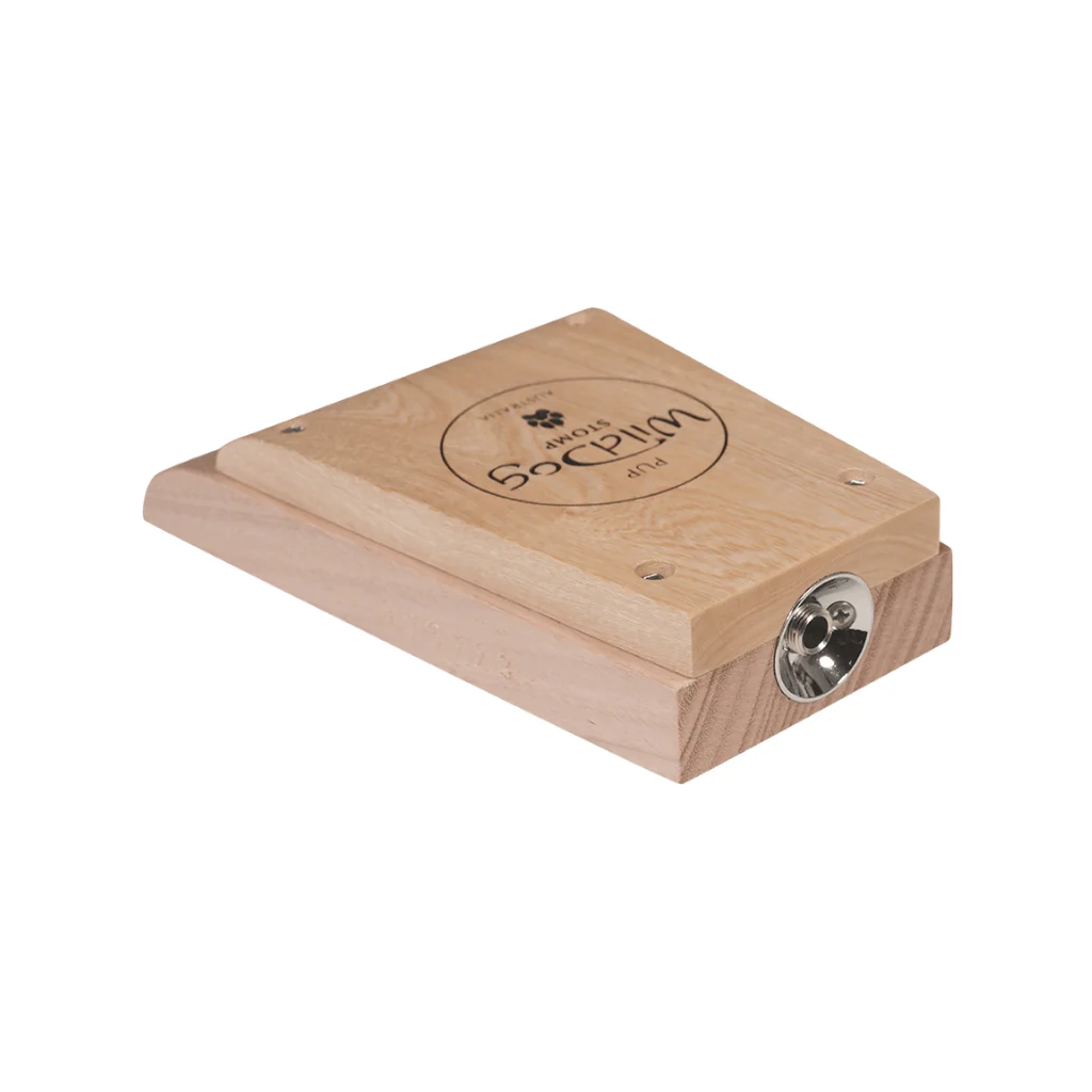 Wild Dog PUP Compact Stomp Box - Tasmanian Oak & QLD Jacaranda - Image 4