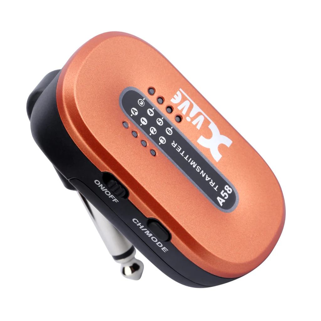 Xvive A58 Guitar Wireless System 5.8Ghz - Orange - Image 3