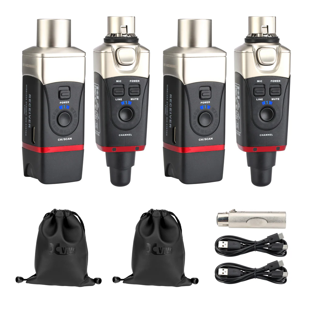 Xvive U35D Dual Microphone Speaker Wireless System - 5.8GHz - Image 3