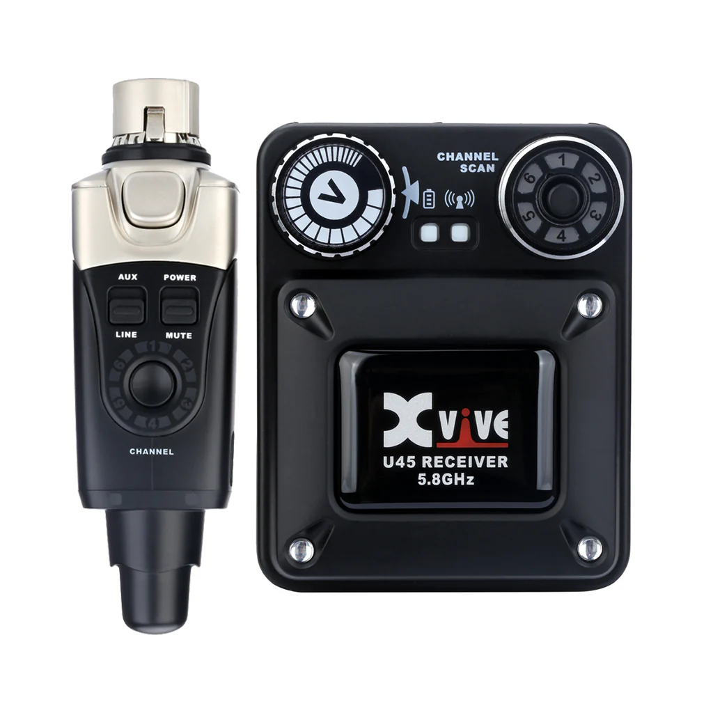 Xvive U45 In-Ear Monitor System 5.8Ghz - Black