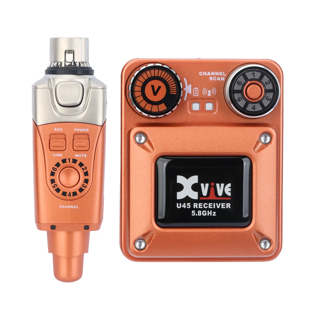 Xvive U45 In-Ear Monitor System 5.8Ghz - Orange
