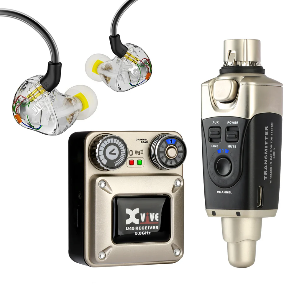 Xvive U45T9 In Ear Monitor Systems - 5.8GHz with T9