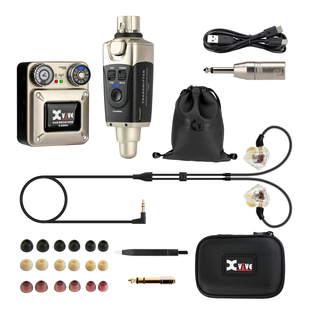 Xvive U45T9 In Ear Monitor Systems - 5.8GHz with T9 - Image 2