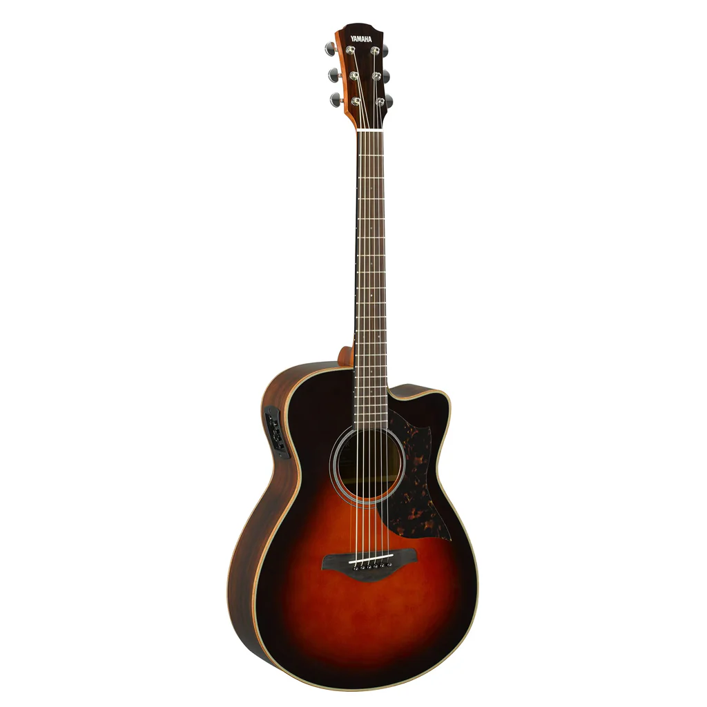Yamaha AC1R Acoustic Guitar with Cutaway - Brown Sunburst - Image 2