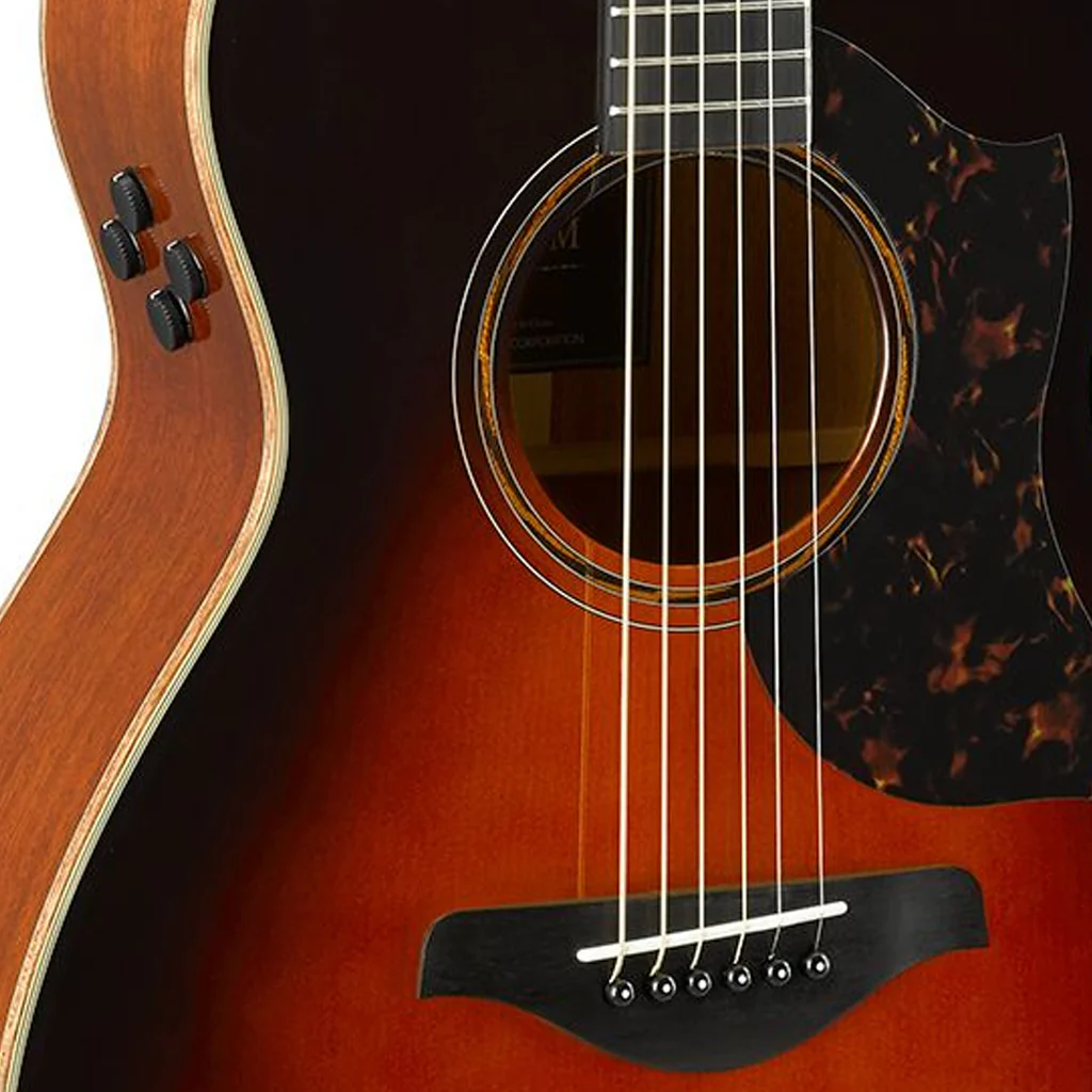 Yamaha AC3M - Acoustic Guitar - Brown Sunburst - Image 4
