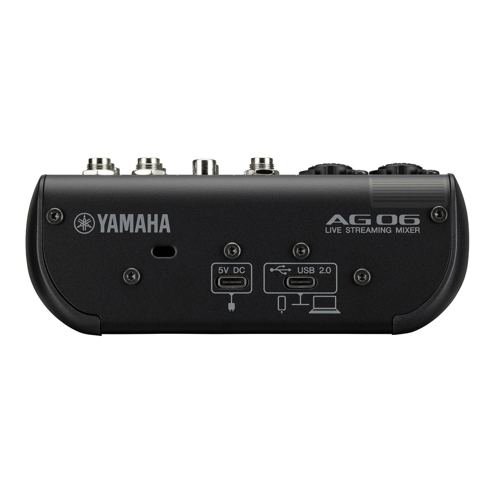 Yamaha AG06 MK2 6 Channel Mixer/Interface - Black - Image 2