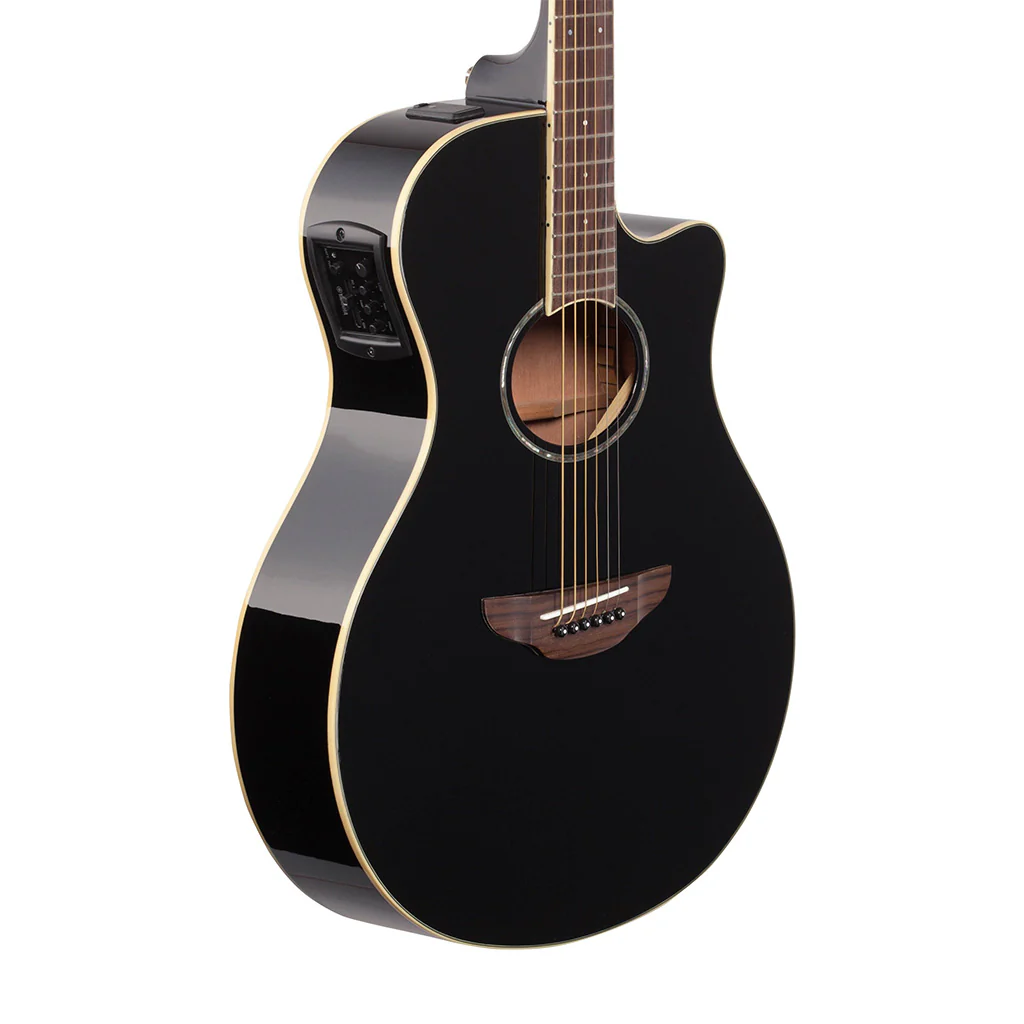 Yamaha APX600BL Acoustic-Electric Guitar - Black - Image 6