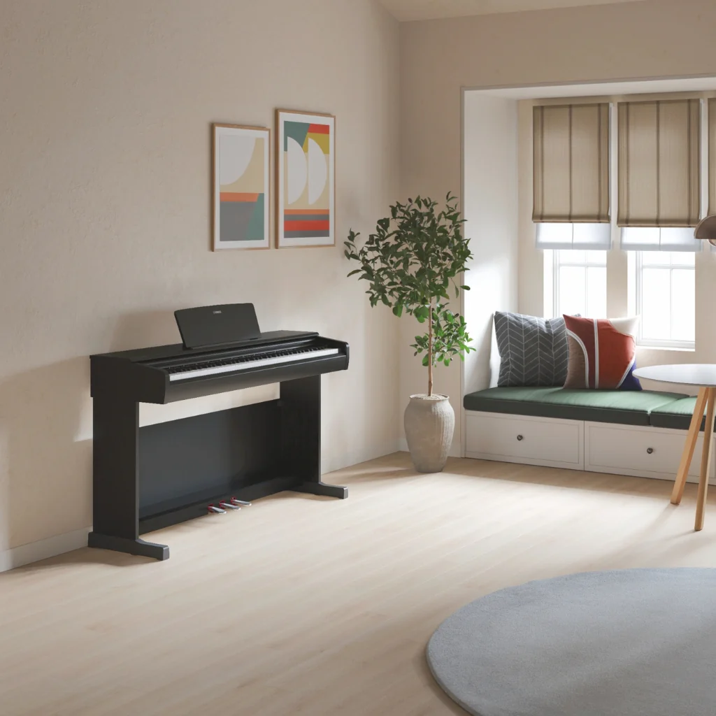 Yamaha Arius YDP-146 88-key Upright Digital Piano with Bench - Black - Image 9
