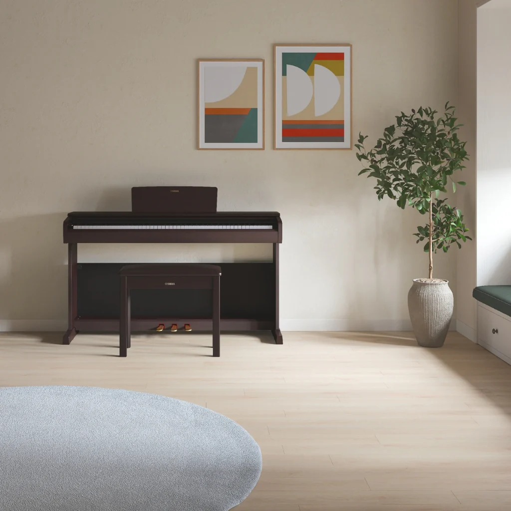 Yamaha Arius YDP-146 88-key Upright Digital Piano with Bench - Rosewood - Image 8