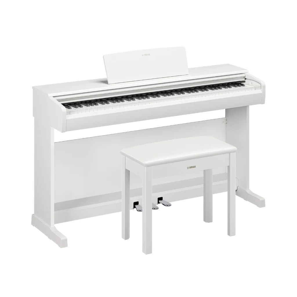 Yamaha Arius YDP-146 88-key Upright Digital Piano with Bench - White