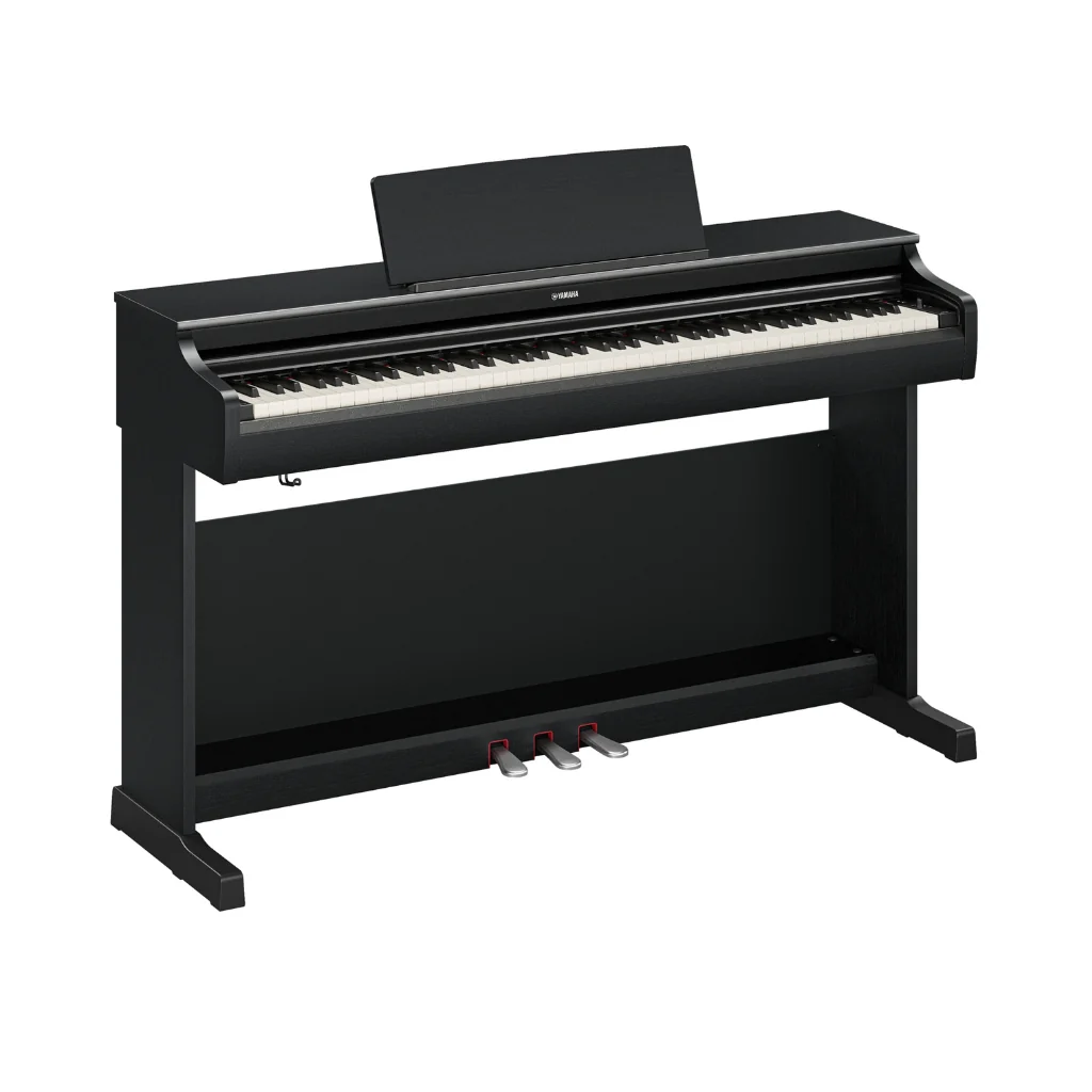 Yamaha Arius YDP-166 88-key Upright Digital Piano with Bench - Black - Image 2