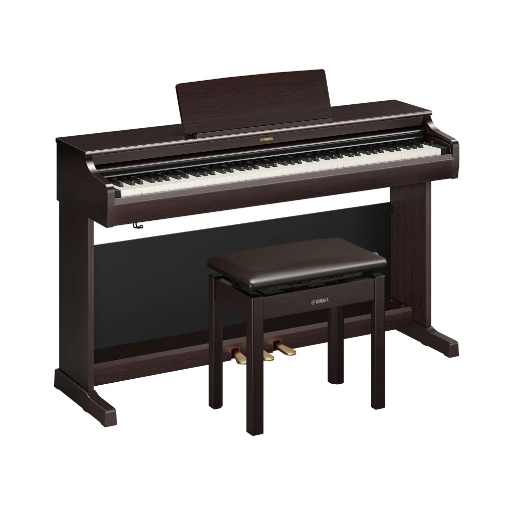 Yamaha Arius YDP-166 88-key Upright Digital Piano with Bench - Rosewood