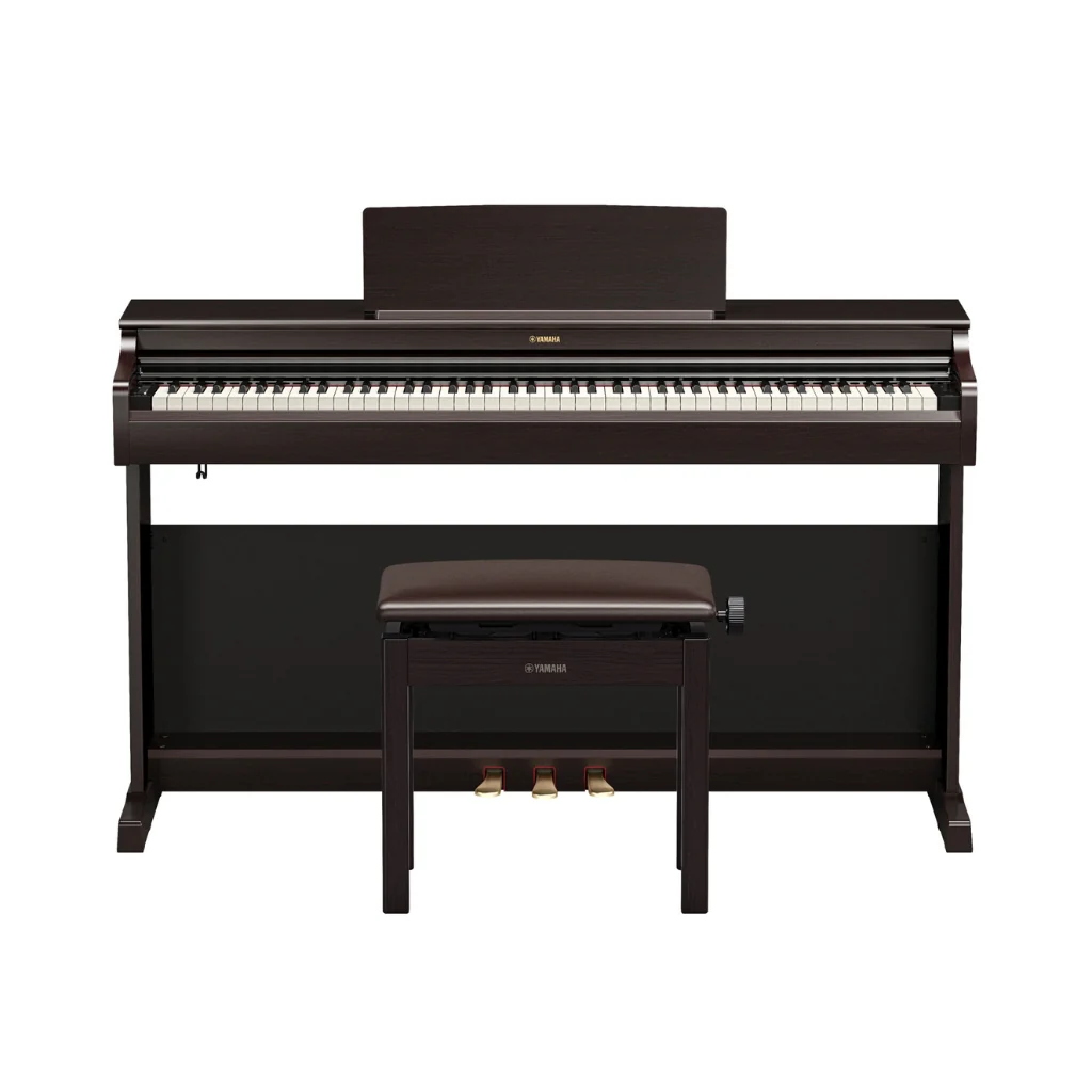 Yamaha Arius YDP-166 88-key Upright Digital Piano with Bench - Rosewood - Image 3