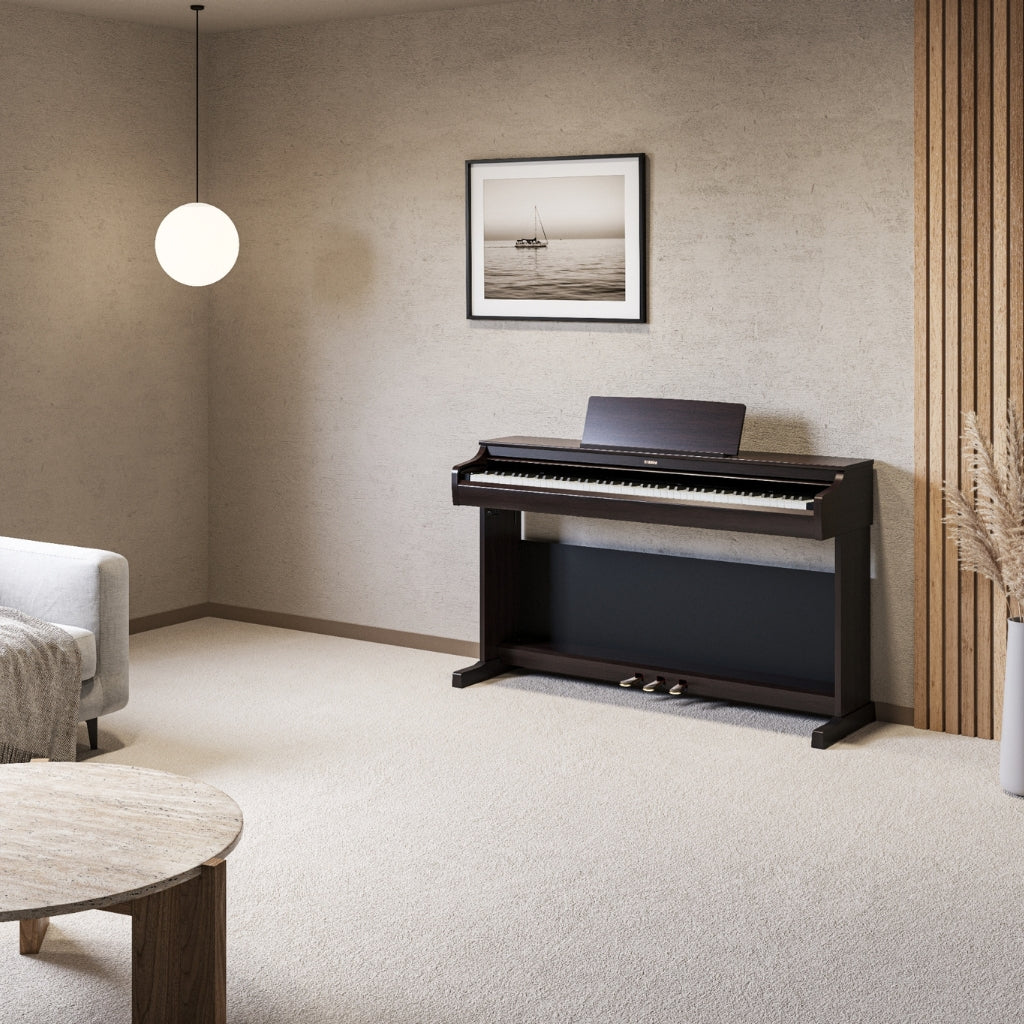 Yamaha Arius YDP-166 88-key Upright Digital Piano with Bench - Rosewood - Image 9