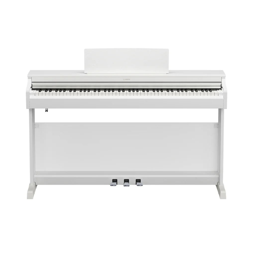 Yamaha Arius YDP-166 88-key Upright Digital Piano with Bench - White - Image 4