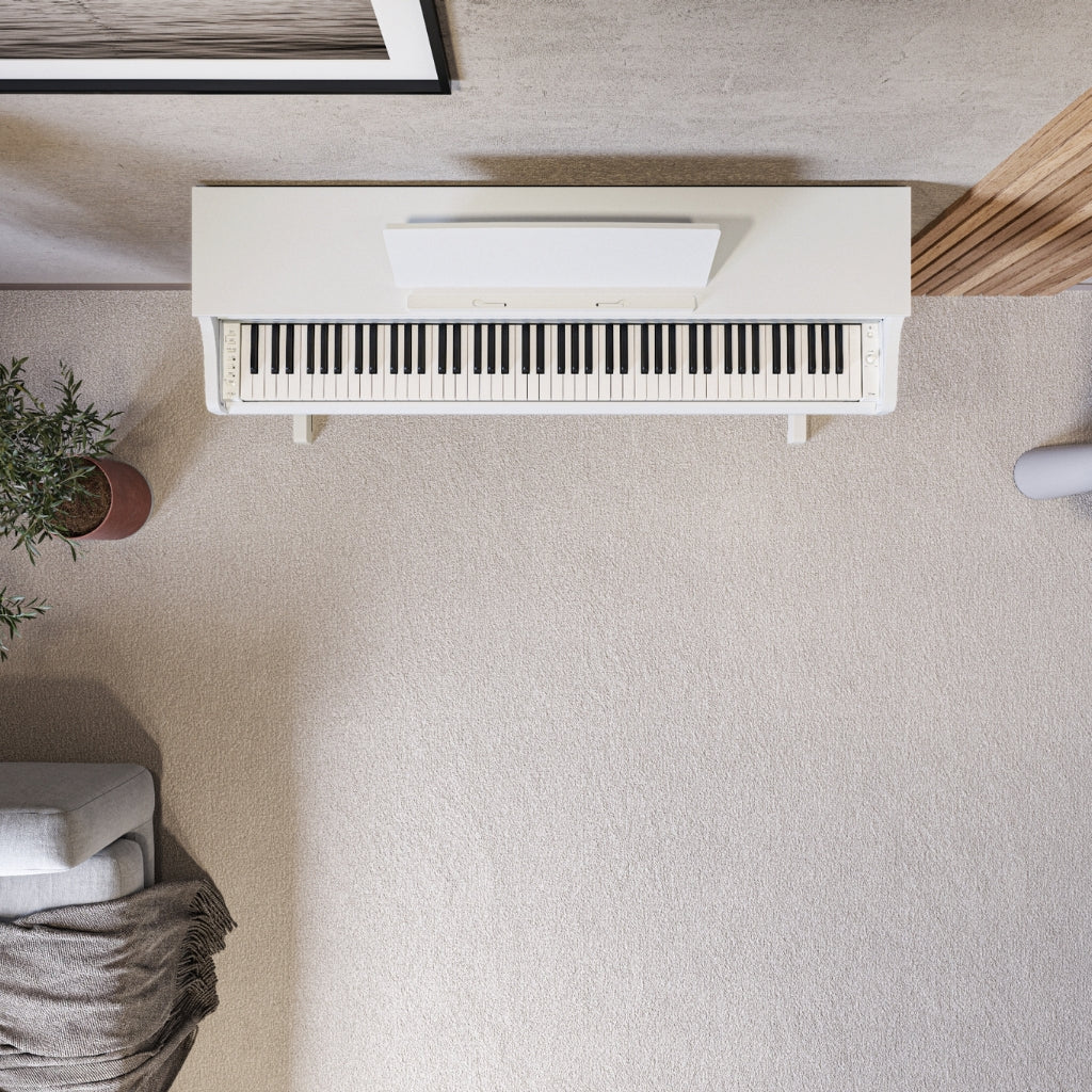 Yamaha Arius YDP-166 88-key Upright Digital Piano with Bench - White - Image 8