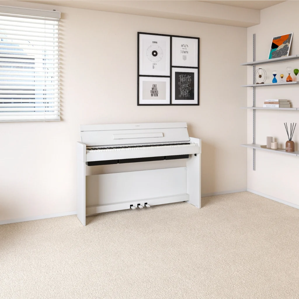 Yamaha Arius YDP-S36 88-key Slim Upright Digital Piano - White - Image 9