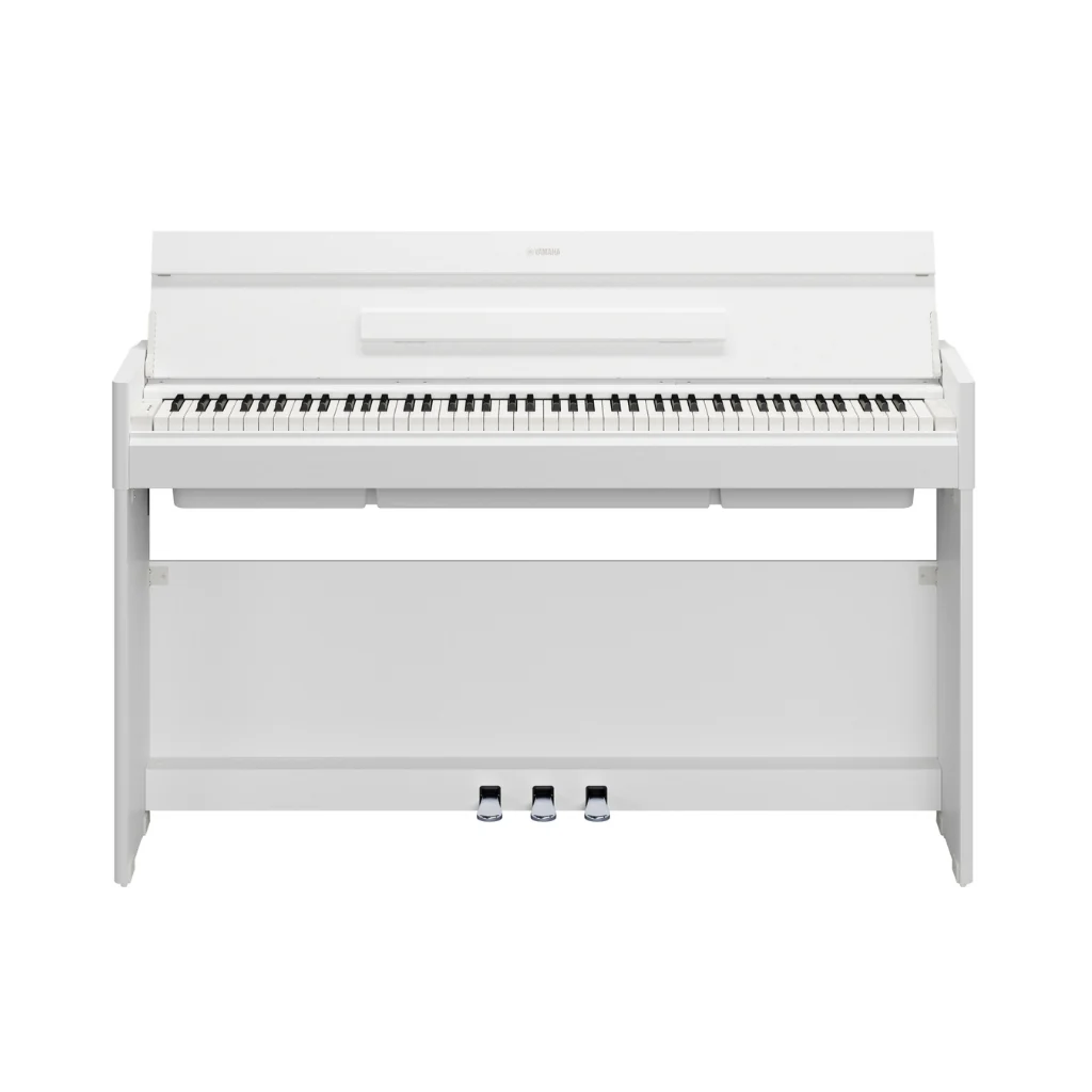 Yamaha Arius YDP-S56 88-key Slim Upright Digital Piano - White - Image 2