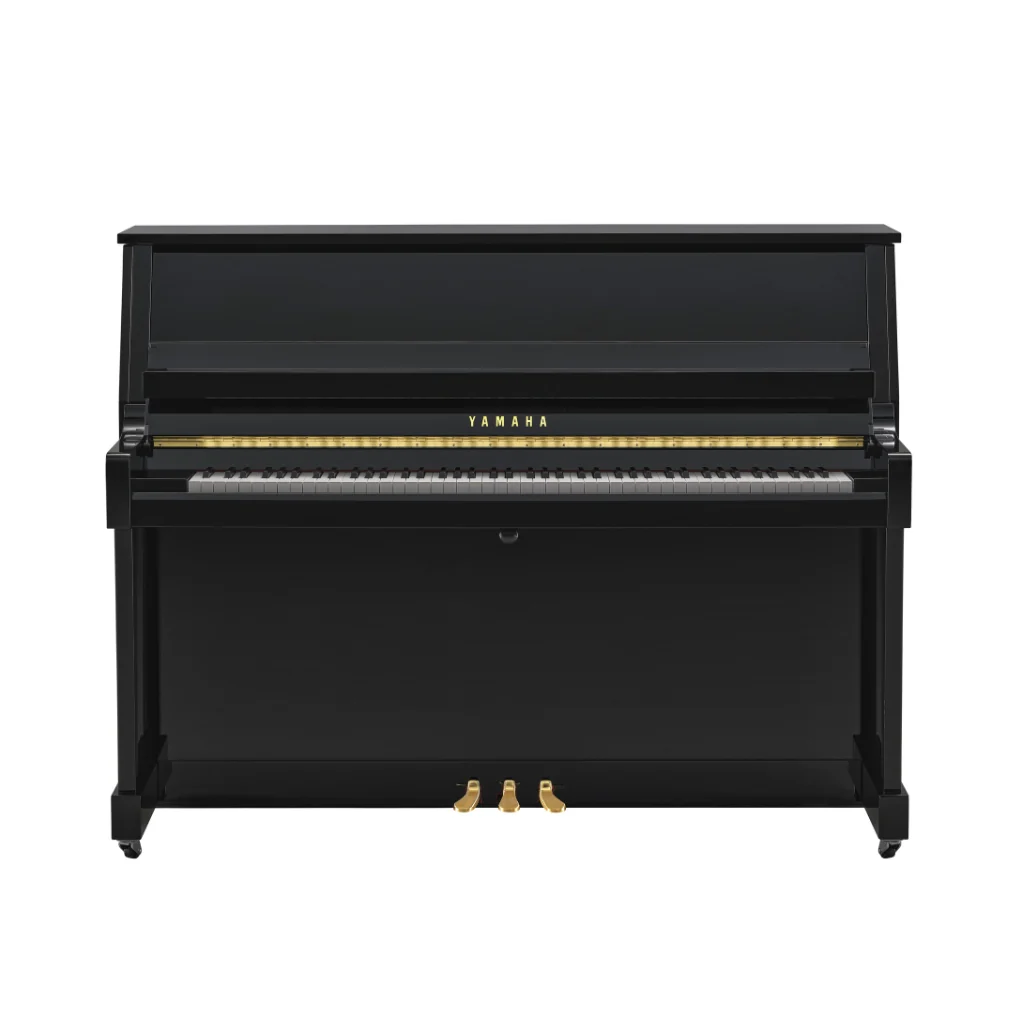 Yamaha B20 116cm Upright Piano - Polished Ebony - Image 2