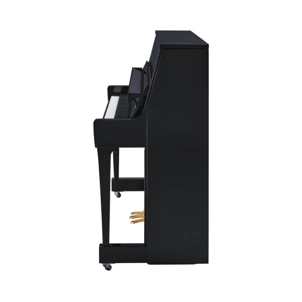 Yamaha B20 116cm Upright Piano - Polished Ebony - Image 3