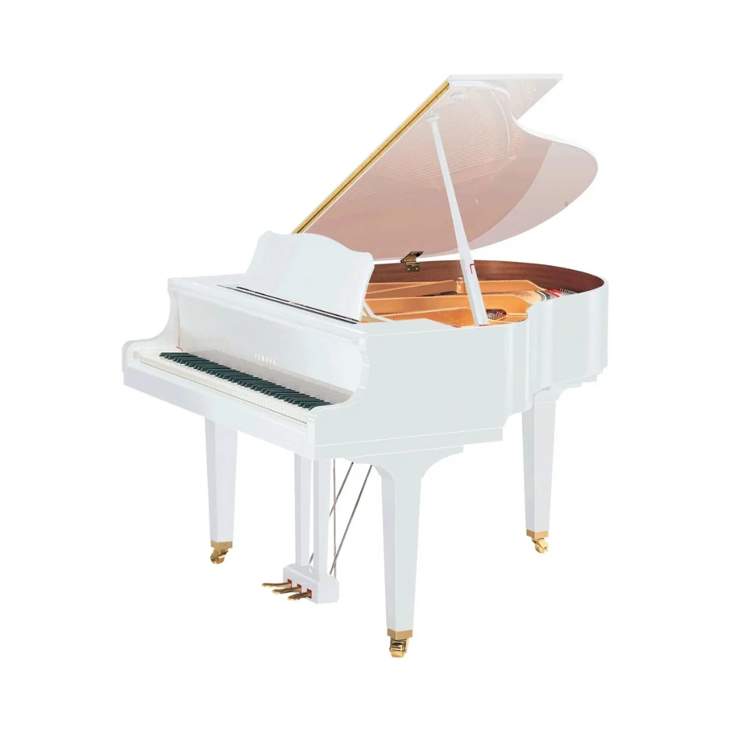 Yamaha C1XPWH 161cm Professional Baby Grand Piano in Polished White
