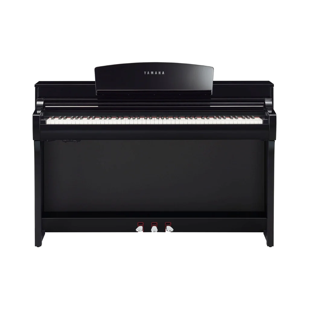 Yamaha CSP255 Smart Digital Piano with Stream Lights in Polished Ebony - Image 2
