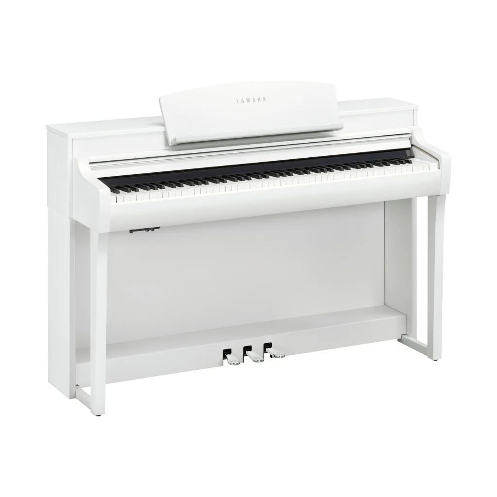 Yamaha CSP255 Smart Digital Piano with Stream Lights in White