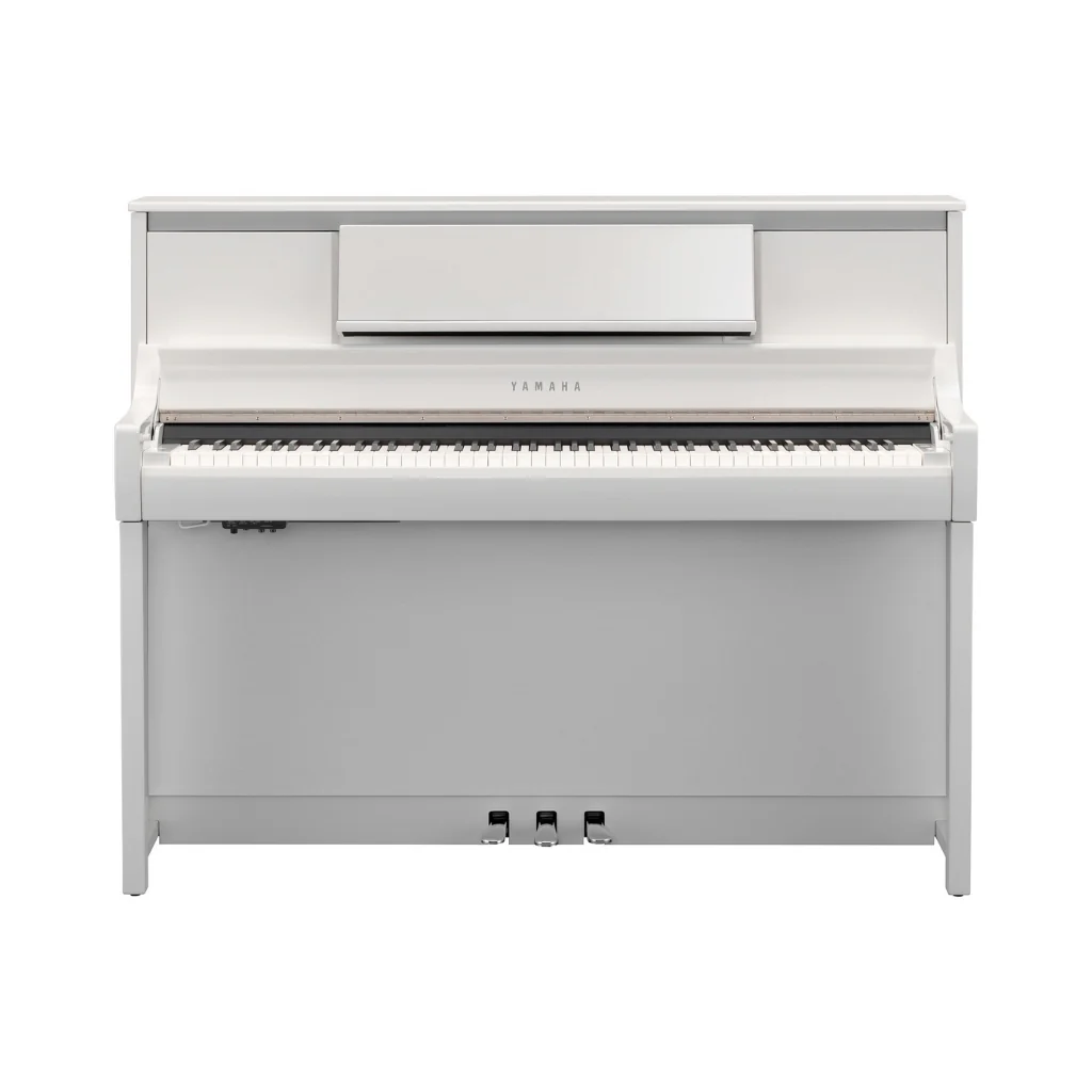Yamaha CSP295 Smart Digital Piano with Stream Lights in Polished White - Image 2