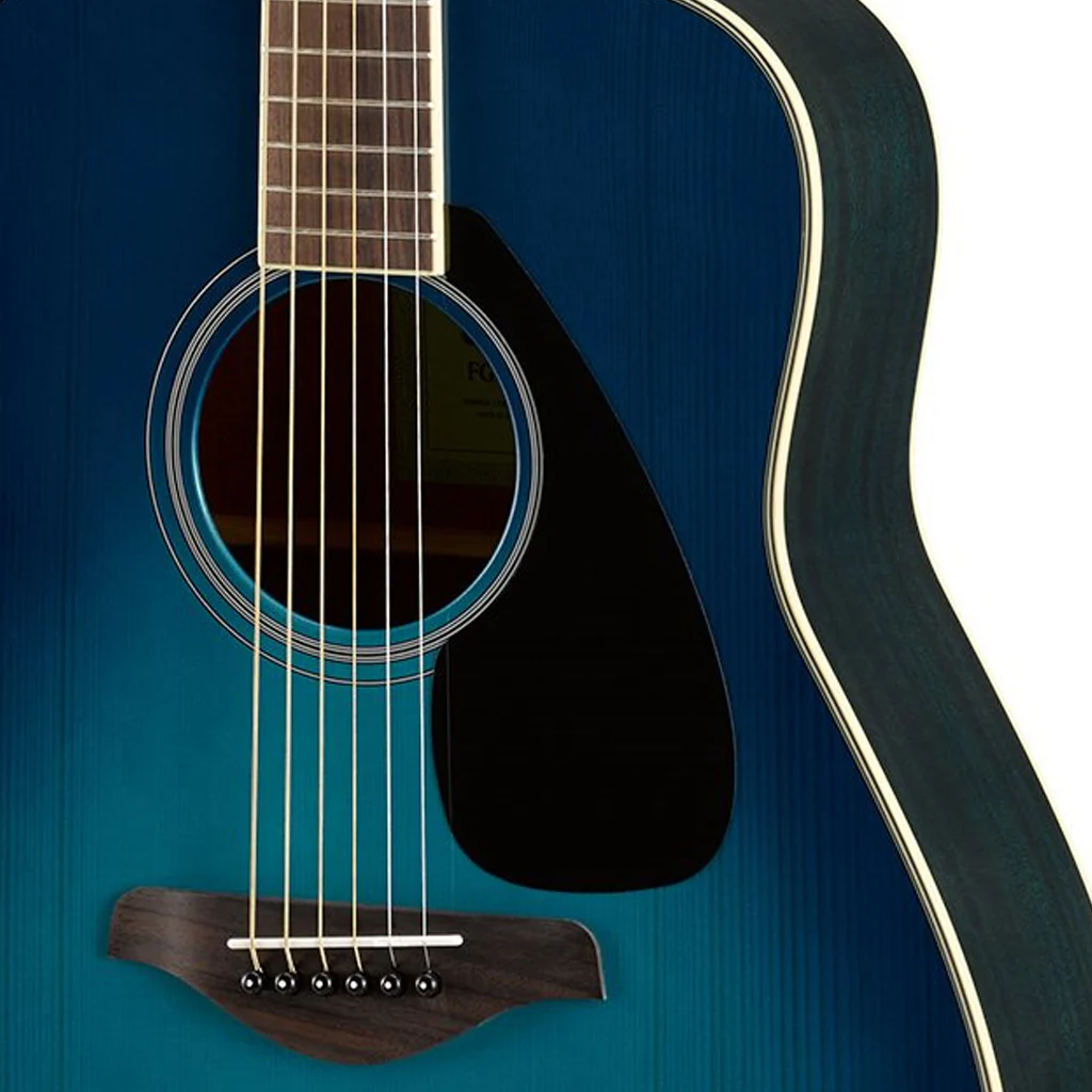 Yamaha - FG820SB Acoustic Guitar - Sunset Blue - Image 6