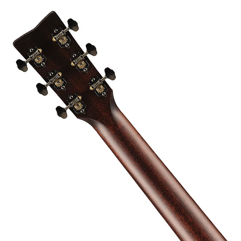 Yamaha FG9 Mahogany Dreadnought Acoustic Guitar with Case - Natural - Image 6