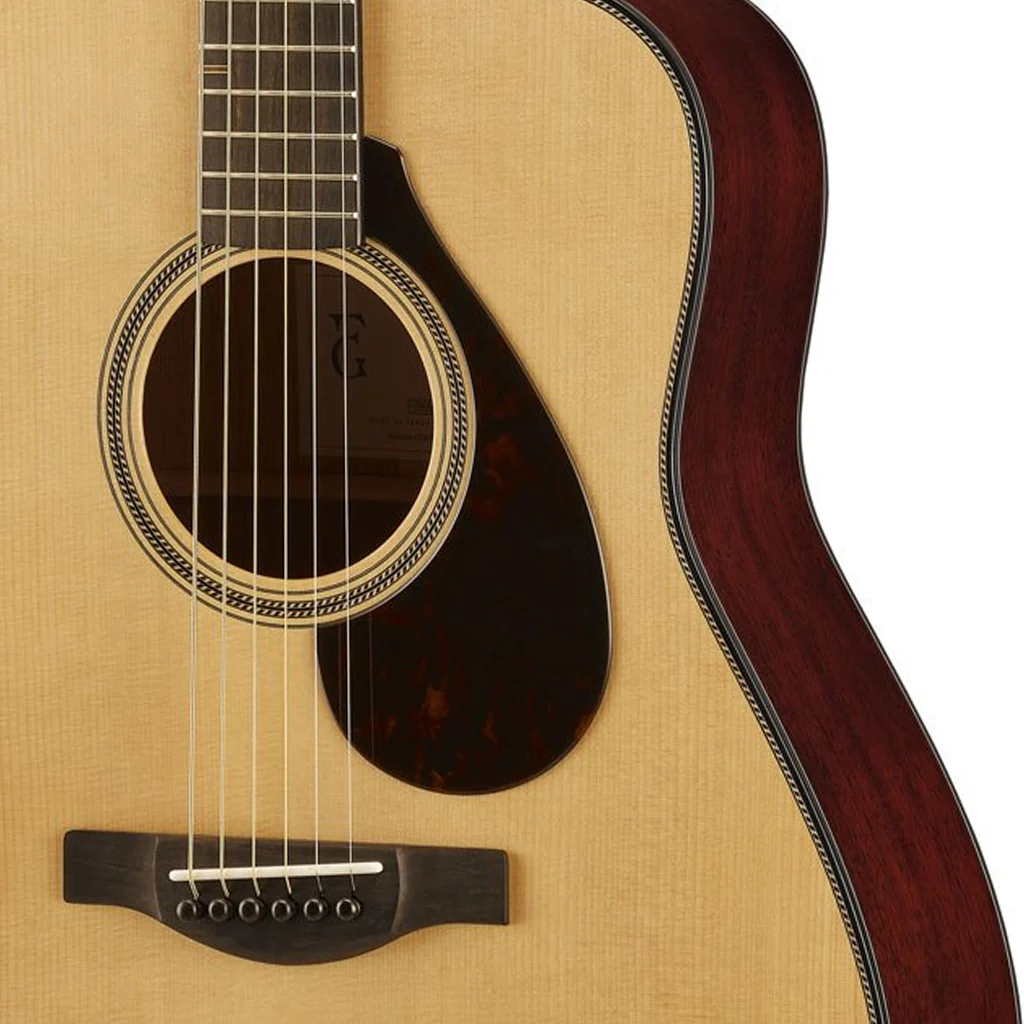 Yamaha FG9 Mahogany Dreadnought Acoustic Guitar with Case - Natural - Image 7