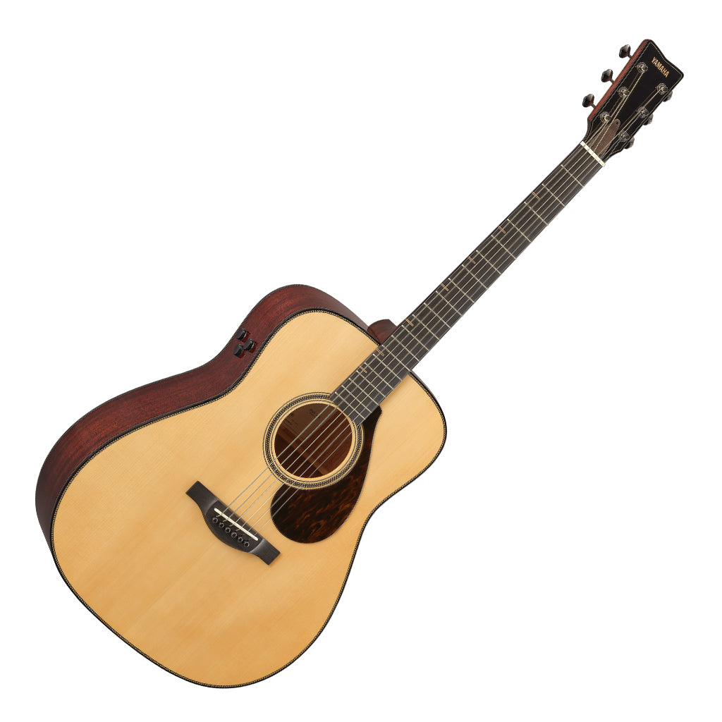 Yamaha FG9 MX Dreadnought with Atmosfeel Pickup - Natural, Ebony Fingerboard - Image 7