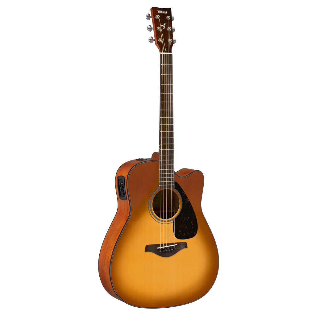 Yamaha FGX800C Dreadnought Cutaway Acoustic/Electric - Sand Burst - Image 2