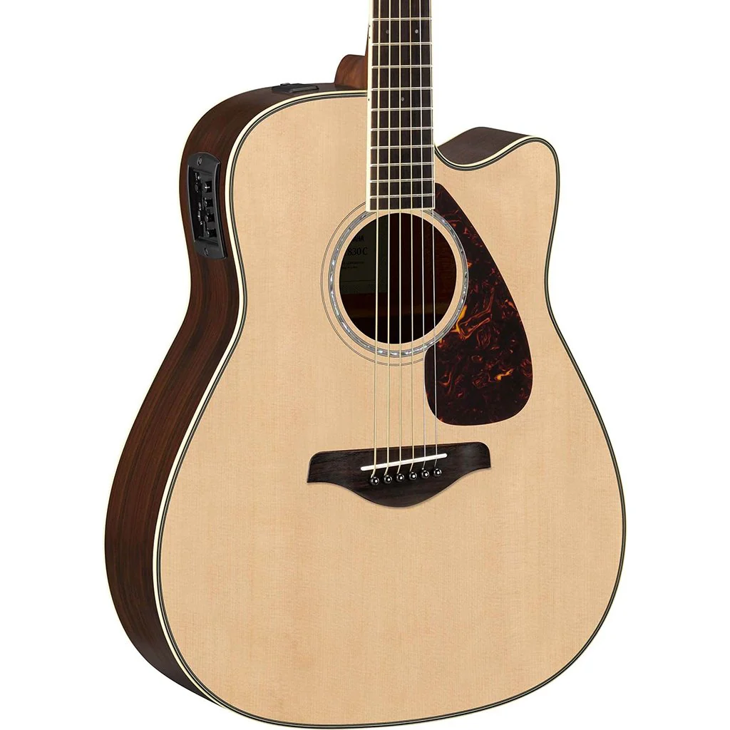 Yamaha FGX830 Dreadnought Cutaway - Natural